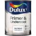 Dulux Primer & Undercoat Paint For Wood - 750Ml, White 033407