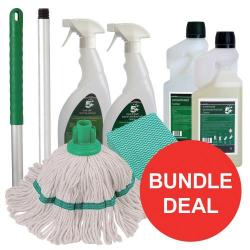 Cheap Stationery Supply of 5 Star Facilities Kitchen Cleaning Bundle with Mop/Cloths/Cleaning Fluids Bundle Offer Office Statationery