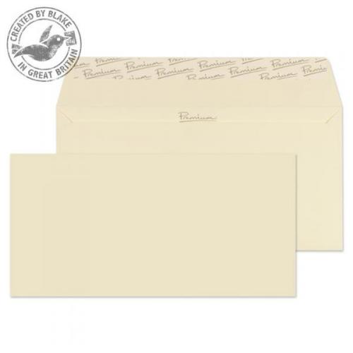 Cheap Stationery Supply of Blake Premium Business (DL) Wallet Peel and Seal (110mm x 220mm) 120g/m2 Wove Envelopes (Cream) Pack of 500 Offer: Receive FREE Biscuits (October - December 2016) 61882-XX810 Office Statationery