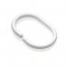 Croydex Ak142122 Shower Curtain C-Rings, Pack Of 12, White, 17.5 X 9.5 X 0.5Cm 034561