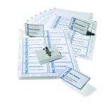 Durable Name Badge Set Combi Clip Assorted 20 Badges 54x90mm and 3 Insert Sheets Ref 8182-00 036215