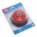Hilka Tools 4” (100mm) M14 Knotted Wire Cup Brush 036616