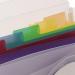 Oxford Expanding File Coloured 13 Pockets Polypropylene Velcro Fastening A4 Clr Ref 100208980