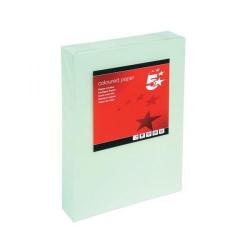Cheap Stationery Supply of 5 Star (A4) Multifunctional Coloured Card 160gsm (Light Green) Pack of 250 Sheets *2017 Mailer* 936380-XX333 Office Statationery