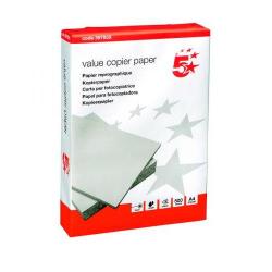 Cheap Stationery Supply of 5 Star Office Value Copier Paper Ream-Wrapped A4 White 5 x 500 Sheets *2017 Mailer* 397921-XX333 Office Statationery