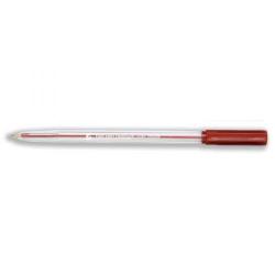Cheap Stationery Supply of 5 Star Office Ball Pen Clear Barrel Medium 1.0mm Tip 0.7mm Line (Red) Pack of 50 *2017 Mailer* 295209-XX333 Office Statationery