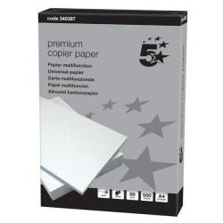 Cheap Stationery Supply of 5 Star Elite (A4) Copier Paper Smooth 80g/m2 Ream-Wrapped (High White) 500 Sheets *2017 Mailer* 340387-XX333 Office Statationery