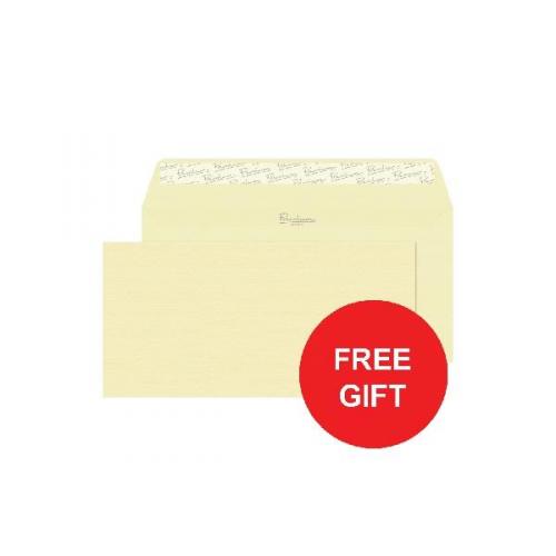 Cheap Stationery Supply of Blake Premium Business (DL) Wallet Peel and Seal (110mm x 220mm) 120g/m2 Envelopes (Vellum Laid) Pack of 500 Offer: Receive FREE Soft Toy (April - June 2017) 95882-XX729 Office Statationery