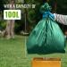 Ecobag 10 - Pack Extra Strong Heavy Duty Garden Sacks, 100L Recyclable Refuse Bags 048967