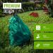 Ecobag 10 - Pack Extra Strong Heavy Duty Garden Sacks, 100L Recyclable Refuse Bags 048967