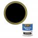 Rustins Masonry Paint Matt Black Quick Drying Low Odour 250ml 049833