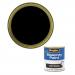 Rustins Masonry Paint Matt Black Quick Drying Low Odour 500ml 049874