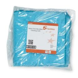 Cheap Stationery Supply of 5 Star Facilities Heavy Weight Microfibre Cleaning Cloth 250g/m2 40x40cm (Blue) Pack of 5 *2017 Mailer* 939565-XXX Office Statationery