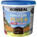Ronseal 5 Litre Fence Life Plus Paint - Dark Oak 050963