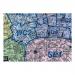 Map Marketing Postal Districts of London Map Unframed 1 Mile to 1 inch Scale W1180xH930mm Ref GLPC