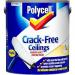Polycell Crack-Free Ceilings Smooth Matt, White, 2.5L 054080