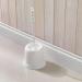 Addis Toilet Brush Round With Open Holder, Plastic, White, 1,202267 056655