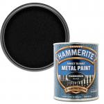 Hammerite Direct To Rust Metal Paint - Hammered Black Finish 750Ml 056754