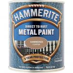 Ici Hammerite 5092964 Direct To Rust Metal Paint - Hammered Copper Finish 750Ml 056770