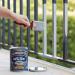 Hammerite Direct To Rust Metal Paint Hammered Silver Finish 750ml 056812