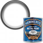 Hammerite Smooth Metal Paint Interior or Exterior White 1 x 750ml 056903