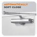 Securit Overhead Door Closer Size 3 Doors upto 60kg Tested to BS EN1154 058768