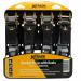 XTrade X0500007 Ratchet Straps with Hooks 25mm x 5m (4 Pack) 059733