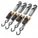 XTrade X0500007 Ratchet Straps with Hooks 25mm x 5m (4 Pack) 059733