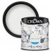 Crown 2.5L Breatheasy Matt Emulsion Paint For Walls & Ceilings - Fresh Coconut 061143
