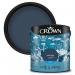 Crown 2.5L Breatheasy Matt Emulsion Paint For Walls & Ceilings - Midnight Navy 061192