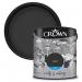 Crown 2.5L Breatheasy Matt Emulsion Paint For Walls & Ceilings - Rebel Black 061291