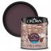 Crown 2.5L Breatheasy Matt Emulsion Paint For Walls & Ceilings - Ruby Chocolate 061325