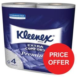 Cheap Stationery Supply of Kimberley-Clark Kleenex Comfort Small Toilet Roll 2-ply 160 Sheets per roll Pack of 24 (Price Offer July to September 2017) 8484 Q3 Promo Office Statationery