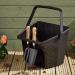 Addis 513825 Garden Leaf Lawn Cuttings Scoop Tool Bucket With Handle, Black, 41 X 30 X 33Cm 065391