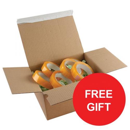 Cheap Stationery Supply of Blake Purely Packaging (230mm x 160mm x 80mm) Peel and Seal Postal Box (Kraft) Pack of 20  - Offer: Buy 3 and Receive FREE Paper (October - December 2017) PEB30-Q4Promo Office Statationery