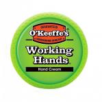 O’Keeffe’s Working Hands Hand Cream for Extremely Dry, Cracked Hands 96g Jar 068650