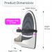 Minky Sure Grip Iron Holder With Strong And Secure Strip, Grey, One Size 069179