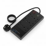 Westminster Electrical 6 Socket Extension Lead 4 x 45W USB Outlets 2m Extension Cable 070219