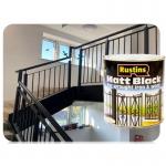 Rustins Quick Drying Paint Matt Black Interior & Exterior 2.5 Litre 071415
