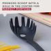 Fackelmann Initial Spaghetti Spoon 30X6X4Cm, Black 074377