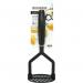 Fackelmann Nylon Non Stick Potato Masher 23.5cm Black 074468