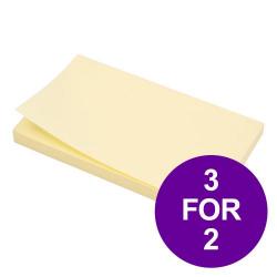 Cheap Stationery Supply of 5 Star Office Extra Sticky Re-Move Notes Pad of 90 Sheets 76x127mm Yellow Pack of 12 3 For 2 Apr 2019 Office Statationery