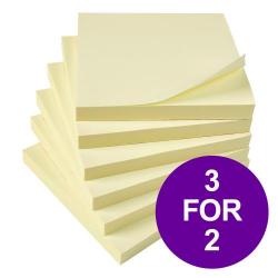 Cheap Stationery Supply of 5 Star Office Extra Sticky Re-Move Notes Pad of 90 Sheets 76x76mm Yellow Pack of 12 3 For 2 Apr 2019 Office Statationery