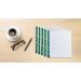 Elba Punched Pockets Glass Clear Green Strip A4 Ref 400002137_XX1220 [Pack 100] [2 for 1] Jan 12/20