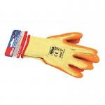 Hilka Branded Orange Latex Coated Work Gloves Medium 077289