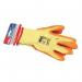 Hilka Branded Orange Latex Coated Work Gloves Medium 077289