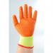 Hilka Branded Orange Latex Coated Work Gloves Large 077313