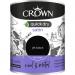 Crown Quick Dry Gloss Interior & Exterior Jet Black 750ml 077743