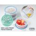 Addis Clip Tight Food Storage Containers 300 Ml Square Pack Of 3 Clear 078105