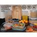 Addis Clip Tight Food Storage Containers 300 Ml Square Pack Of 3 Clear 078105